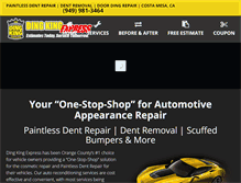Tablet Screenshot of dingkingexpress.com